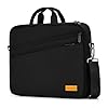 bagasin Borsa a Tracolla per PC, Borsa Messenger per Porta Laptop 17 17,3 Pollici, Custodia per PC Computer Portatile, Valigetta Tessuto Idrorepellente, Imbottita e Leggera