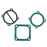 Aetluxery 3-in-1-Luftkompressor-Zylinderkopf-Basisventile, Dichtungen, Unterlegscheiben, kompatibel mit 51, 65, 80, 90 Typ-Modellen für Reparatur-Wartungen (Typ 65)