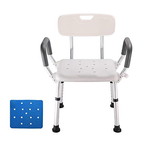 Chaise de douche pour personnes âgées de qualité supérieure avec aide au dos