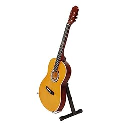 ROCKMUSIC – Miniature Guitare Classique Espagne MGT-5920 Bois Échelle 1:4 Cadeau Collection Musctique - Les Beatles, Paul McCartney, John Lennon, RIngo Starr, George Harrison ROCKMUSIC - Miniature Guitare Classique Espagne MGT-5920 Bois Échelle 1:4 Cadeau Collection Musctique – Image 2