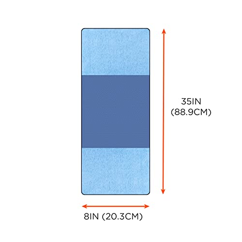 Image of Ergodyne Chill Its 6604 Cooling Towel, Long Lasting Cooling Relief, Microfiber Cleaning Cloth Ends 35.00 inch x 8.00 inch