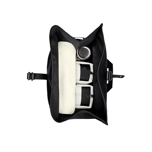 Rains Unisex. 14590 Mochila Rolltop Grande Preta (Osfa), Preto, Casual, PoliéSter - 7