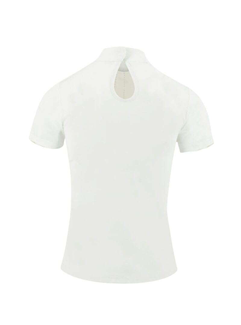 EKKIA EQUITHÈME Damen Turniershirt Poloshirt London White, Größe:XS