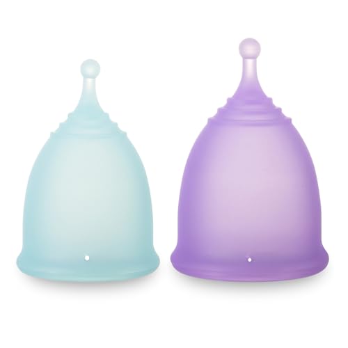 Reusable Menstrual Cup (Small & Large Size) Set of 2