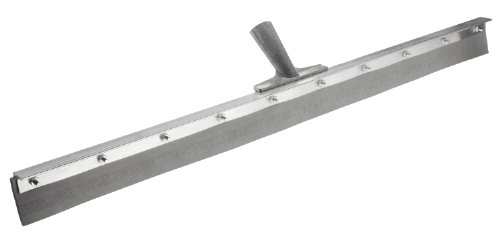 Magnolia Brush 4130-TPN Aluminum/Neoprene Straight Squeegee with Tapered Handle Socket, 30" Length x 2" Width x 1/4" Thick (Case of 6)