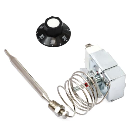 RX-1-36 Thermostat for Fryer 1/4 Mpt Stuff Box 60125401 Thermostat for Deep Fryer Compatible with Pitco 60125401 fit for Royal Range 3113 Fryer 200-400F