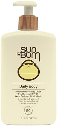 Amazon.com : Sun Bum Daily SPF 50 Sunscreen Body Lotion - Broad Spectrum Moisturizing Sunscreen with Vitamin E - Vegan and Hawaii 104 Act Compliant (Without Octinoxate & Oxybenzone) - Dermatologist Tested - 8 oz