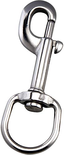 IST Dolphin Tech Stainless Steel Single End Spring Clip, 2.8 Inch (7cm)