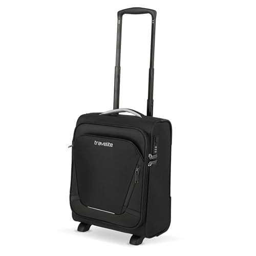 Travelite Handgepäck Trolley klein, Jetpack S Easy, Weichschale, 40x30x20 cm, Ultraleicht 1,7 kg, mit 2 Rollen & Zahlenschloss – Koffer passend für easyJet, Vueling, Wizz