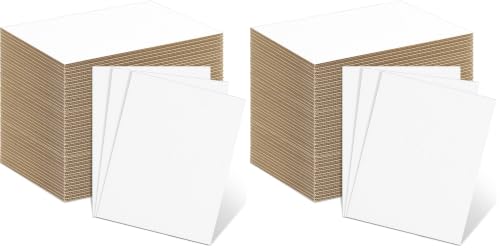 Image of Henoyso 220 Pack 11 X 8.5 Inch White Cardboard Sheets