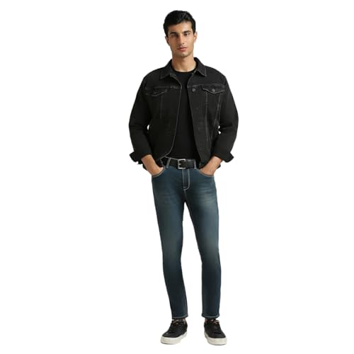 Image of Pepe Jeans Men's Tapered Fit Jeans | Mid Rise | Chinox | Jeans for Man