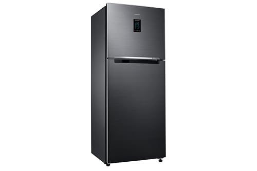 Image of Samsung 301 L, 2 Star, Convertible 5-in-1 Digital Inverter with Display Frost Free Double Door Refrigerator (RT31H4522BX /HL, Luxe Black, 2026 Model)