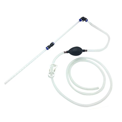 zebroau Aquarium Water Changers Aquarium Fish Tank Gravel Cleaner, Manual water changer Fish Tank Water Changer, Syphon Hose Automatic Fluids Transfer Self Priming with Flow Control Tap