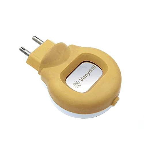 Vanyasu Turtle Electric Kapoor Dani | Mustard Gold | Heavy Duty Slow Camphor Burner | Long-Lasting Room Freshener