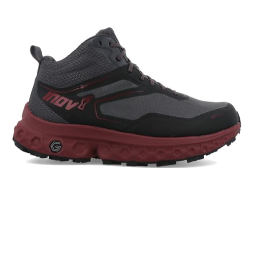 INOV8 RocFly G 390 GORE-TEX Men's Cushioned Hiking Boots - Dark Grey/Burgundy - 8 Standard3
