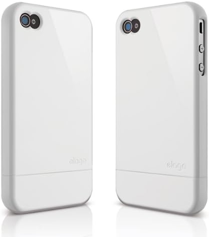 elago S4 Glide Case for Black Version AT&T, Sprint and Verizon iPhone 4/4S(Not for White iPhone) - ECO Pack (White)