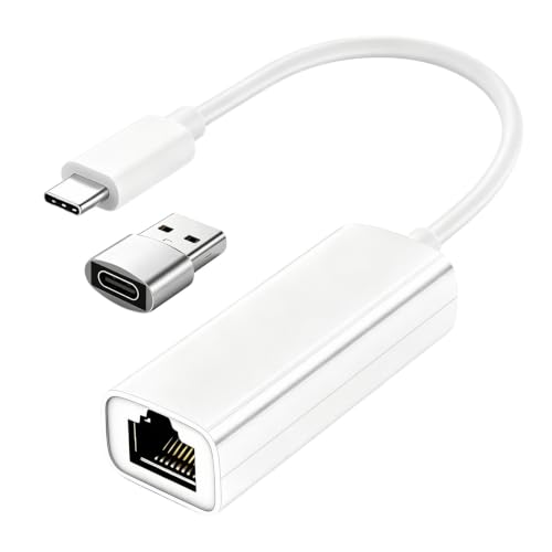FLDAM USB C to Ethernet Adapter, Plug and Play Ethernet Adapter Deal