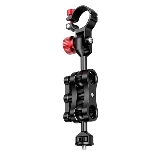 FEICHAO 調節可能なダイビング懐中電灯マウントクランプ 水中写真照明ブラケット D30~32mm懐中電灯に適しています(1/4インチスクリューボールヘッドセット)