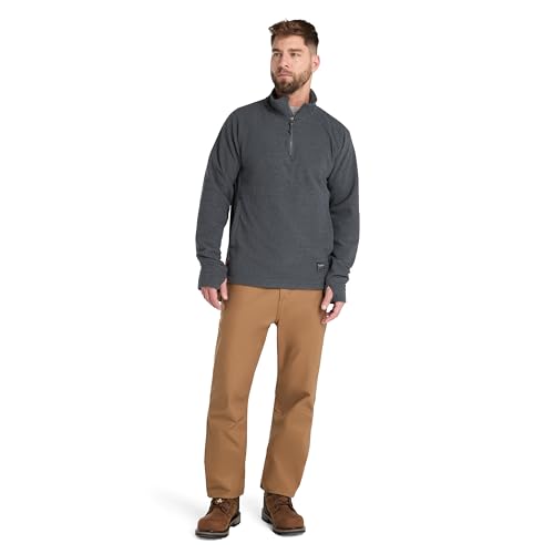 Image of Timberland PRO Men's Irvine 1 /4-zip Waffle Fleece