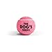 The Little Dog's Balls, Dog Tennis Balls, Pink 6-Pack, Strong Toy for Agility Training, Puppy Training, Play, Exercise & Fetch, 1.9 Inches Diameter