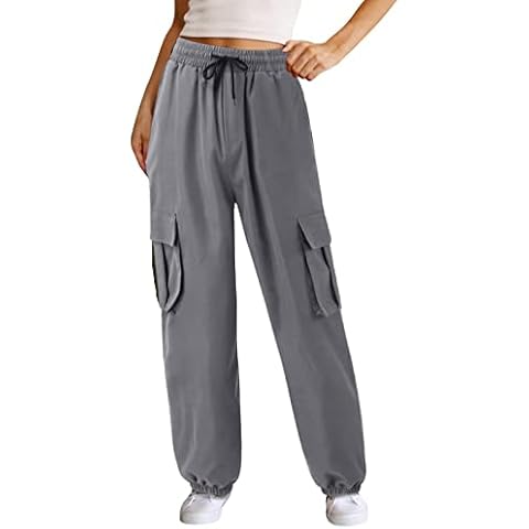 Pantalones Cargo de Cintura Alta VEMOW Cover