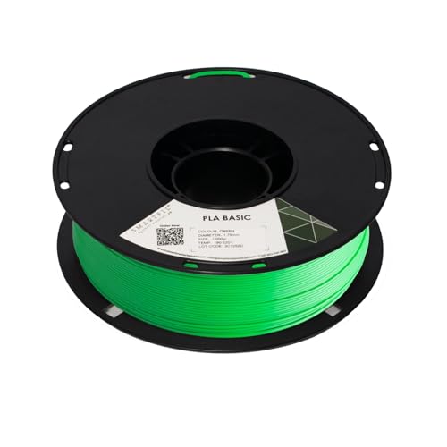 SMARTFIL PLA BASIC | Filamento para impresión 3D | ácido poliláctico | Gran facilidad de impresión | Peso: 1000g | Color: Green | Diámetro: 1.75 mm
