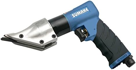 Pneumatic Metal Shear Cutter and Scissor Cutting Air Power Tool, Capacity: Steel-1.2mm, Alum.-2.4mm, Free-Speed: 2,500, (Sumake ST-M5030)