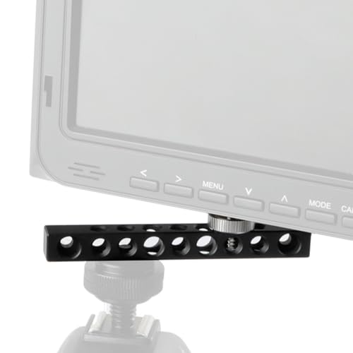 Barre à fromage filetée 1/4" et trous de fixation pour accessoires photo DSLR - 4