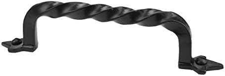 Iron Valley [T-80-302] Cast Iron Cabinet Knob - Renaissance Egg - Flat