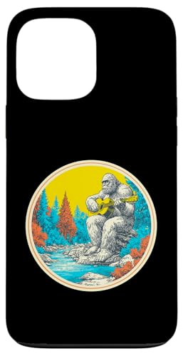 Yeti Tocar Guitarra | Rock Star | 60s 70s Rock Music Carcasa para iPhone 13 Pro Max