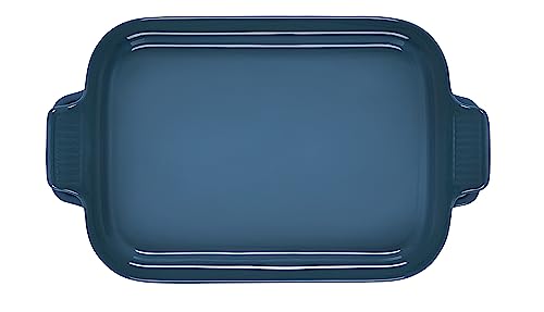 Le Creuset Stoneware Rectangular Dish With Platter Lid, 14 3/4" X 9", Deep Teal #TOP3