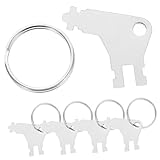 DECORNIJIA 5 Sätze Papierhandtuchspender Ersatzschlüssel Kompatibel mit Georgia Toilettenpapierspender Schlüssel aus Robustem Metall für Wartung und Gebäudeverwaltung