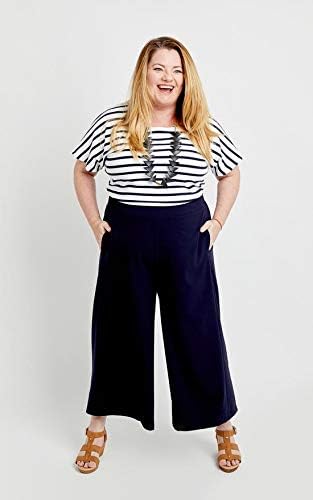 Cashmerette Patterns Calder Pants & Shorts Pattern Size 12-32 in Stock:4, White