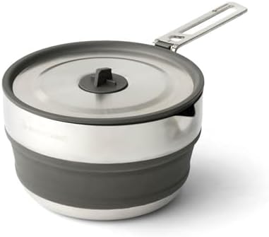 Sea to Summit Detour Stainless Steel Collapsible Pouring Pot, 1.8 Liters