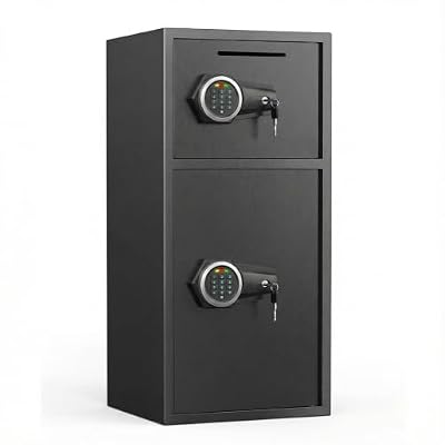 6.0 cubic large safe, quick withdrawal slot design, super large household safe, with backlit keyboard, safe safe box with slot, dual alarm system, adjustable storage rack, household money box