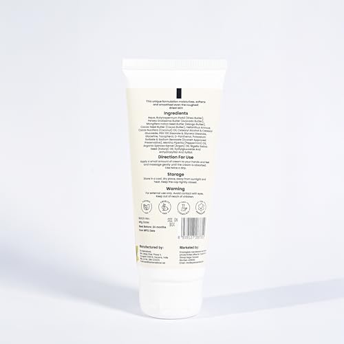 Image of Nourishing Face Coconut with Vitamin E hand and foot cream | Deep Moisturizing & Skin Brightening Daily Cream | Non-Greasy Formula for Soft, Smooth & Radiant Skin 100gm