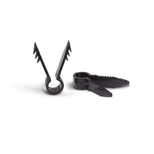 Stucco and Drywall Cable Clips for Coaxial and Similar Cables Push-in Masonry Anchors – RG59, RG6, Ethernet, and Similar…