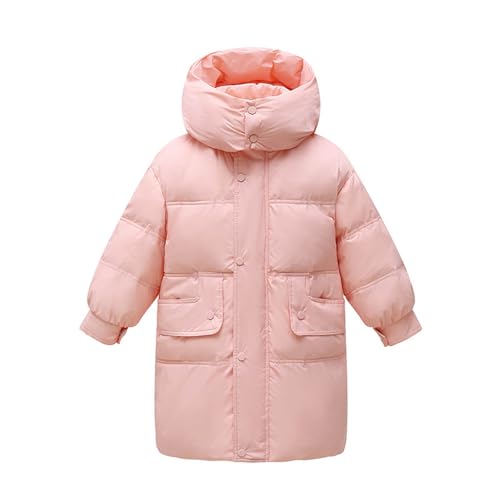 Xiaojmake 4-13 T Boys Girls Winter Down Coats Kids Warm Lightweight Puffer Jacket Hooded Coat Perfect for Winter Adventures