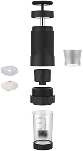 AYDQC Cafetera portátil, máquina de café de café Espresso Manual Compatible con café molido para el hogar de oficinas al… - Imagen 8