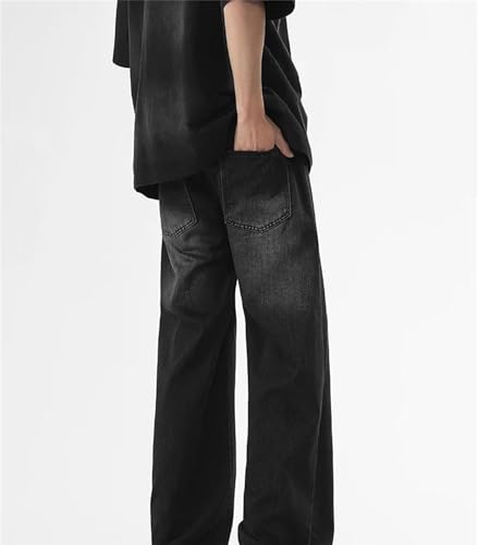 Mens Jeans Summer Lightweight Breathable Thin Wide Leg Denim Pants Loose Straight Casual Trousers3