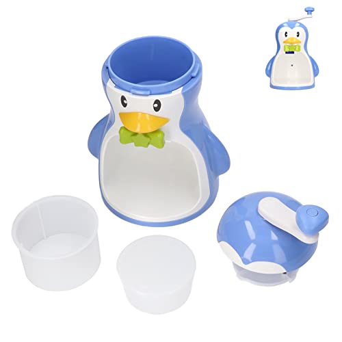 Shaved Ice Machine, Penguin Shape Manual Snow Cone Maker Slushie Machine with Container Kitchen Accessories for Homemade Shaved Ice, Snow Cones