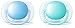 Philips Avent Ultra Soft Pacifier, 0-6 months, Blue/Teal, 2 pack, SCF212/20
