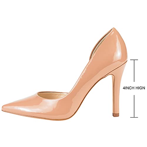 JENN ARDOR Women's High Heels Dress Stiletto Pumps Fashion Pointed Toe 4inch Party Wedding Office Classic Shoes3