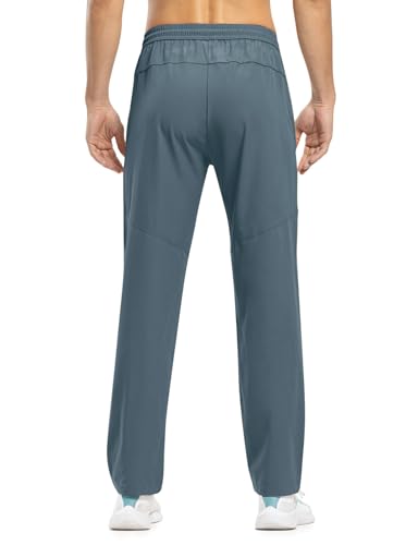 Image of TBMPOY Men's Outdoor Lightweight Hiking Mountain Pants Running Active Jogger Pants