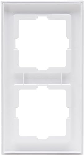 Kopp Athenis 2-fach Abdeckrahmen, arktis-weiß, matte Oberfläche, 402632067