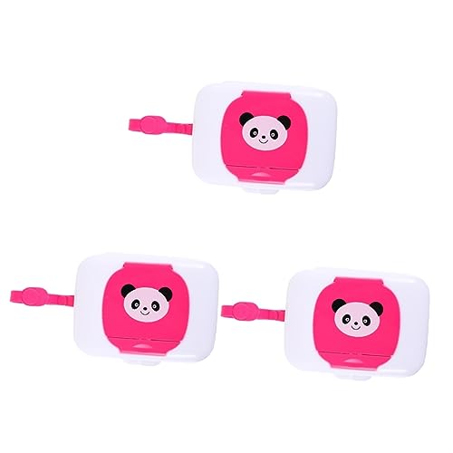 TOYANDONA 3 Piezas Caja De Pañuelos Húmedos Cochecito Para Pañales De Bebé Recién Nacido Toallitas De Bebé Reutilizables Caja De Pañuelos De Bebé Contenedor De Toallitas Contenedores De