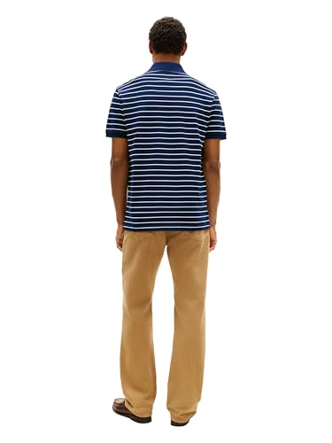 Image of Tommy Hilfiger Men's Short Sleeve Polo Shirts in Classic Fit with Stretch and Organic Pique Cotton