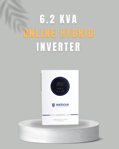 Image of Inverter Online Hybrid 6.2 kVA | Pure Sine Wave | Solar + Grid + Battery Hybrid UPS | Smart App Control | Home & Office Heavy Load