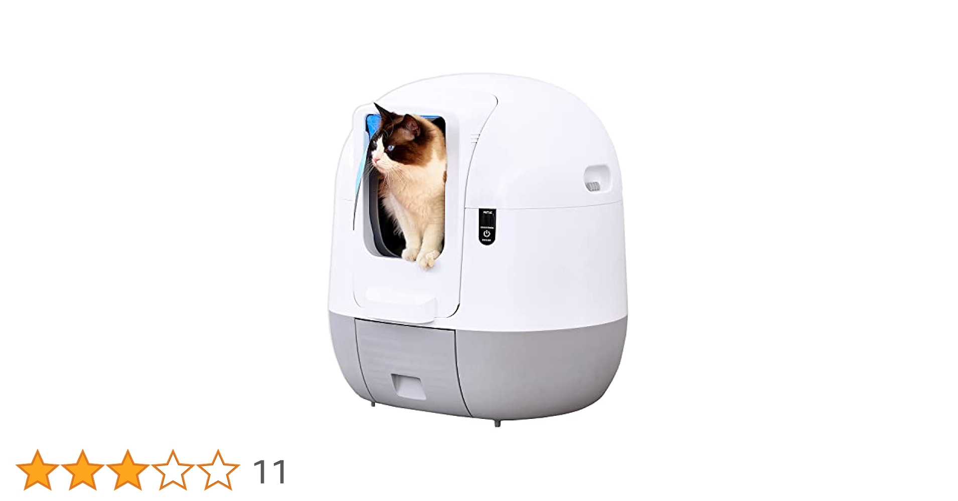 Pety 自動猫用トイレ グレー Pety 自動猫用トイレ グレー 月額9,800円レンタルプラン
