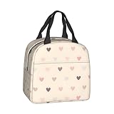 大容量 ポータブル かわいいハート 保冷 保温軽量断熱 手提げ食品収納 ポータブル手提げ袋 買い物袋